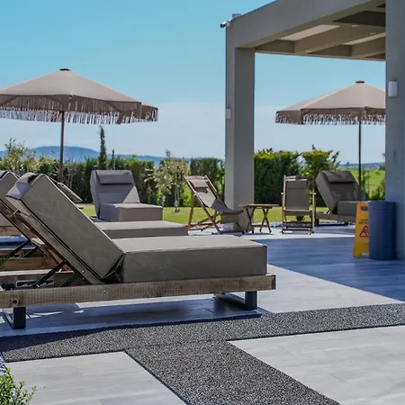 빌라 Gf Luxury With Indoor Pool -afytos