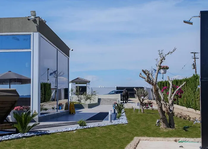 빌라 Gf Luxury With Indoor Pool -afytos 아피토스